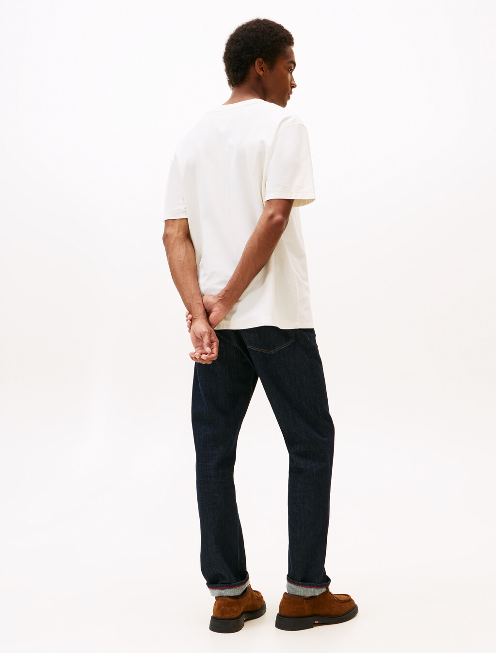 Graphic Relaxed Crew Neck T-Shirt, Ivory Petal, hi-res