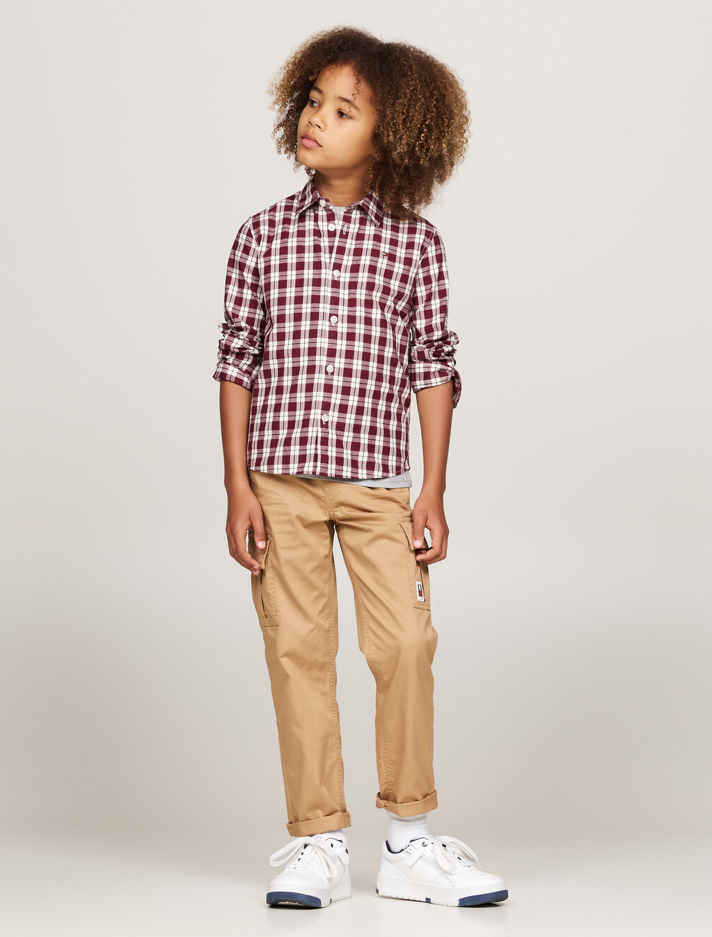 Check Regular Shirt, Rouge Buffalo Check, hi-res