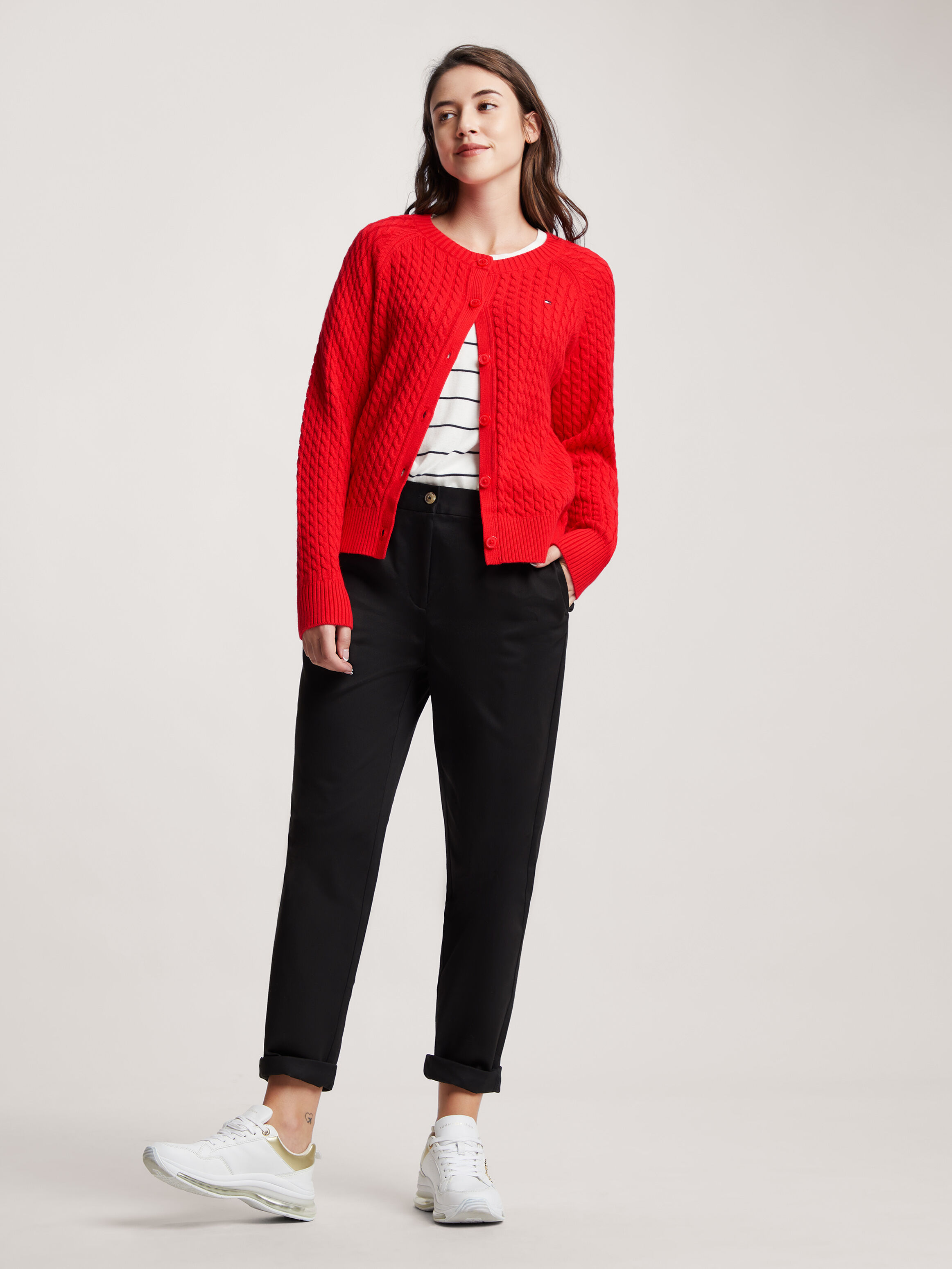 Women's hotsell red cardigan