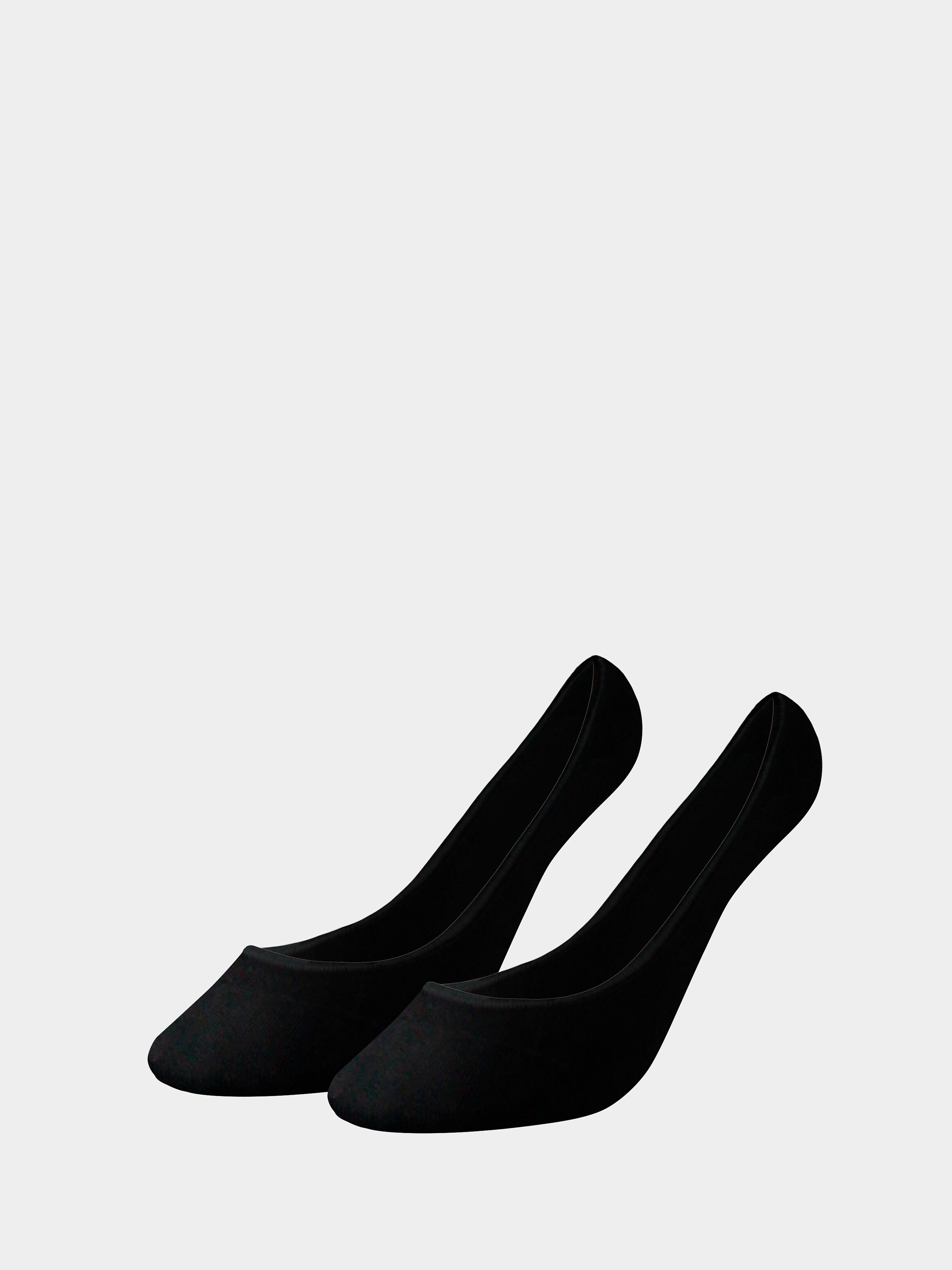 2 件裝隱形襪 black