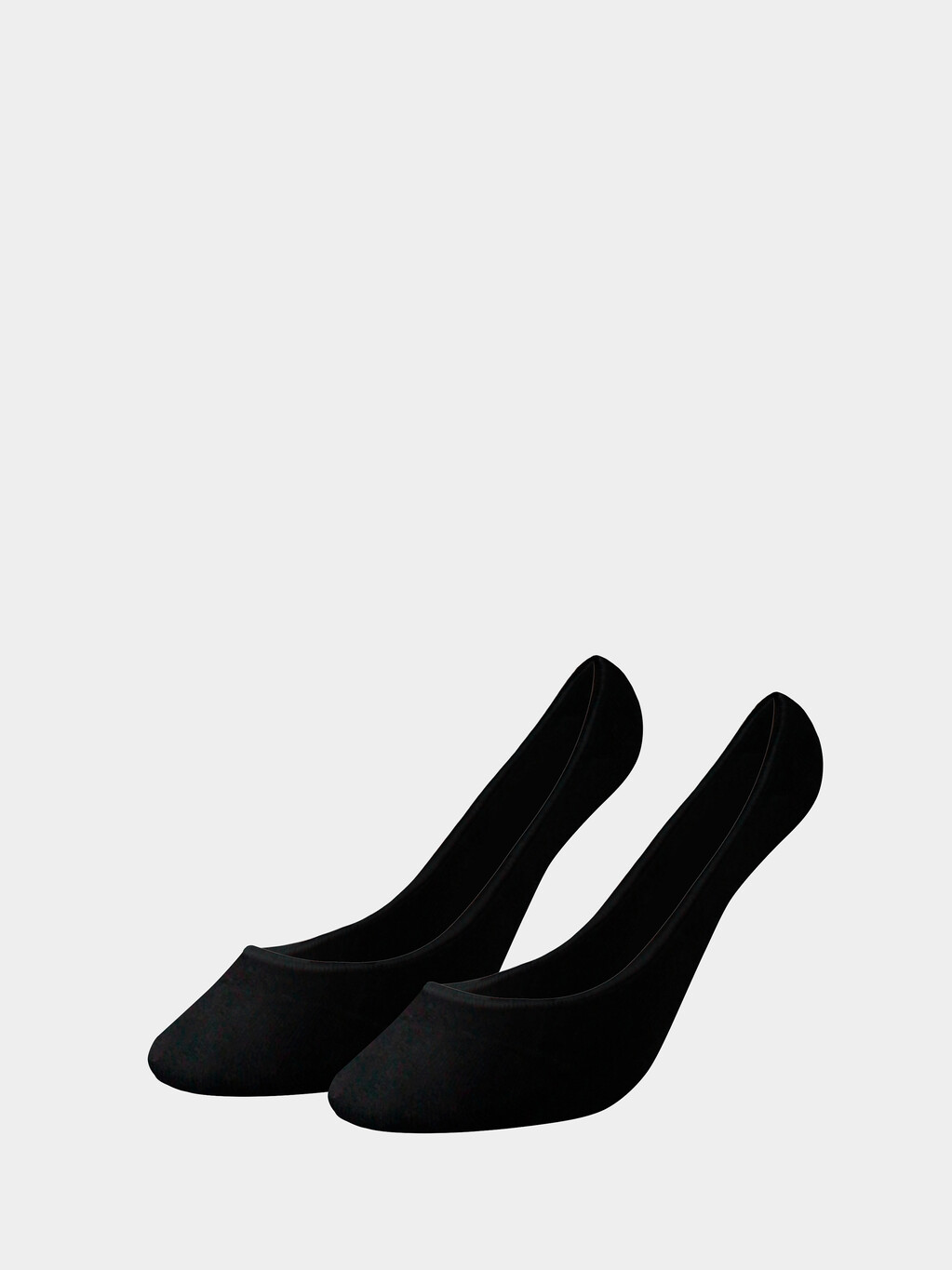 2 件裝隱形襪, black, hi-res