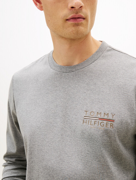 Icon 標誌刺繡長袖 T 恤