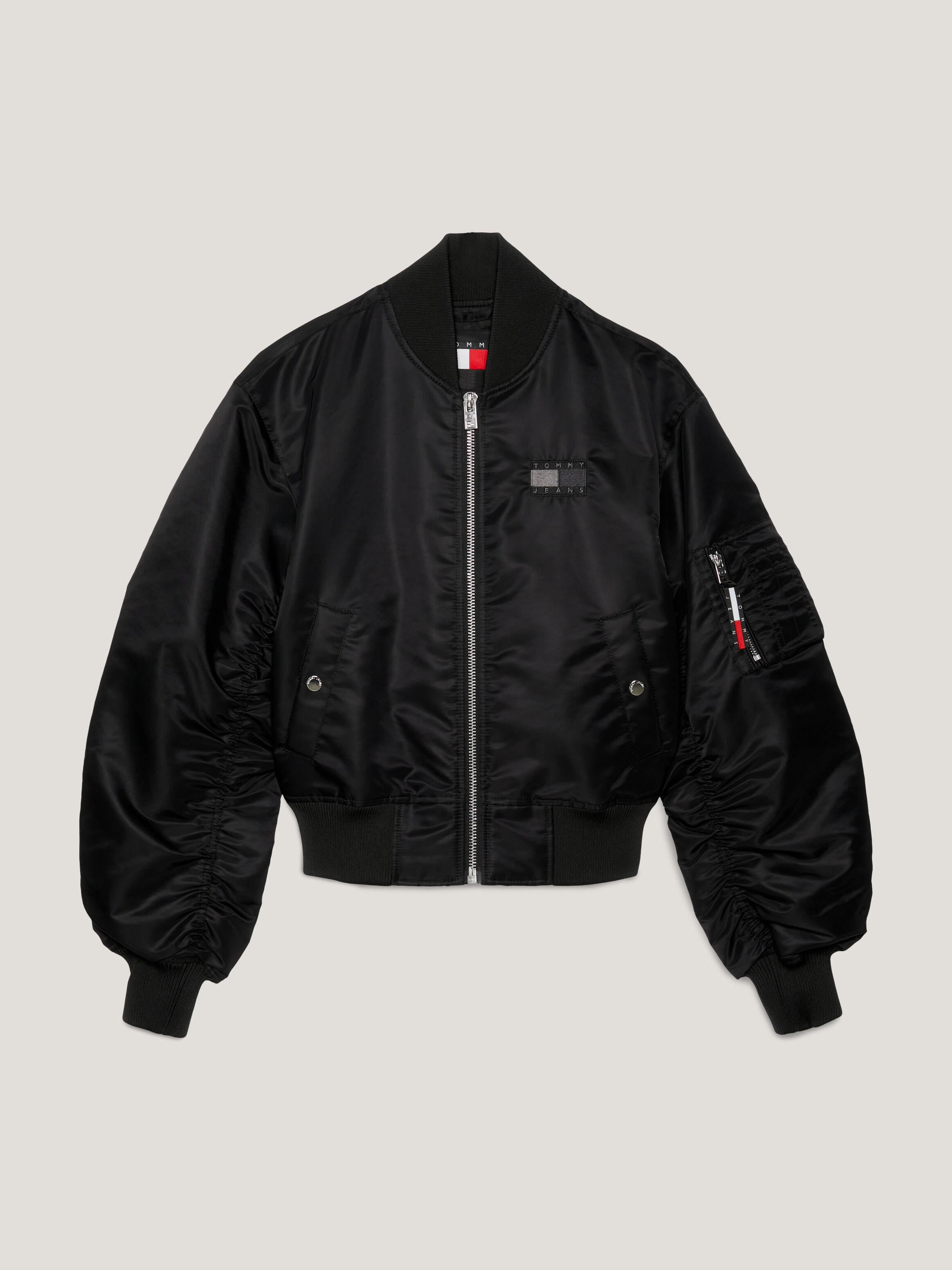 Tommy hilfiger nylon rib sale bomber jacket