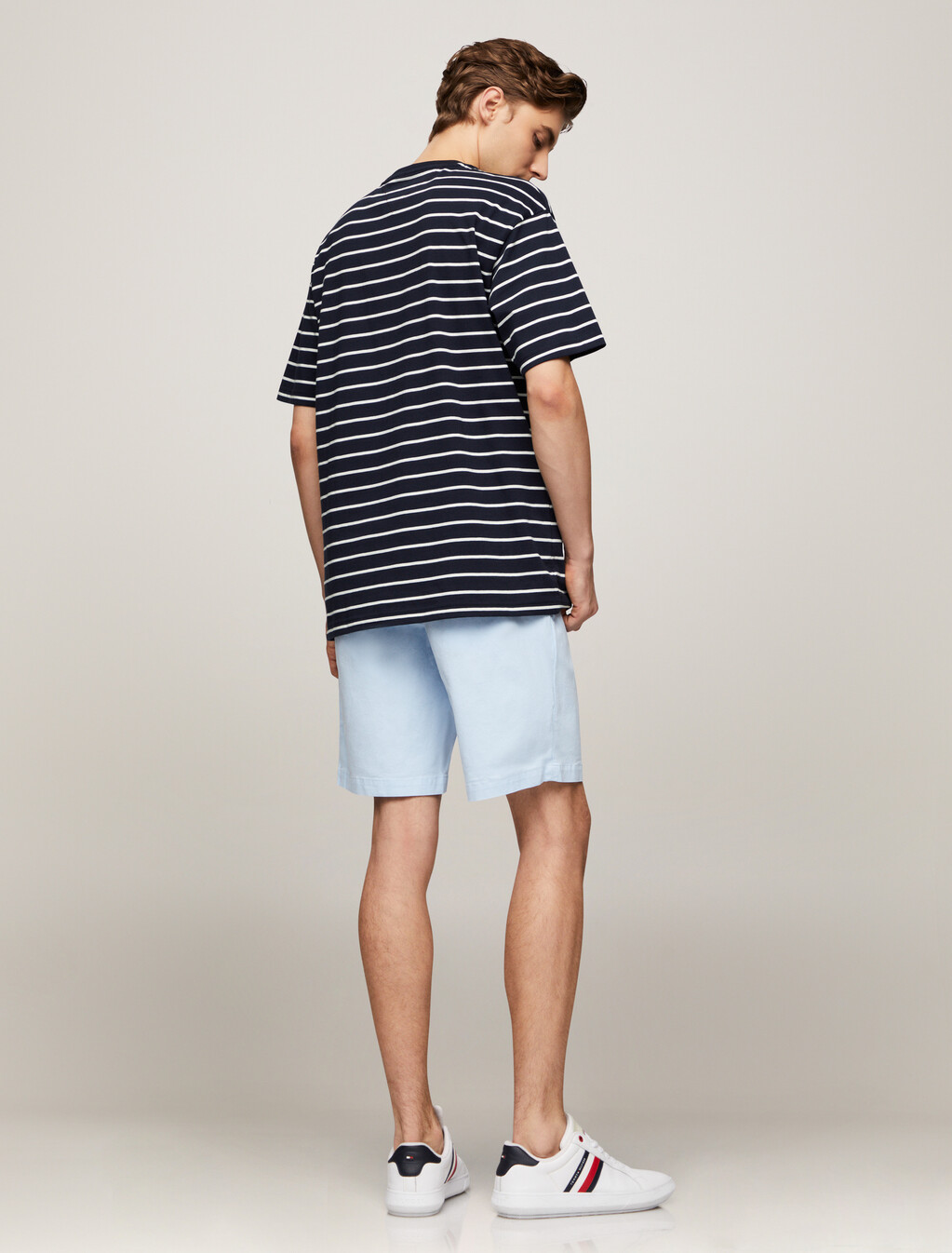 Breton Stripe Archive T-Shirt, Desert Sky/Ivory, hi-res