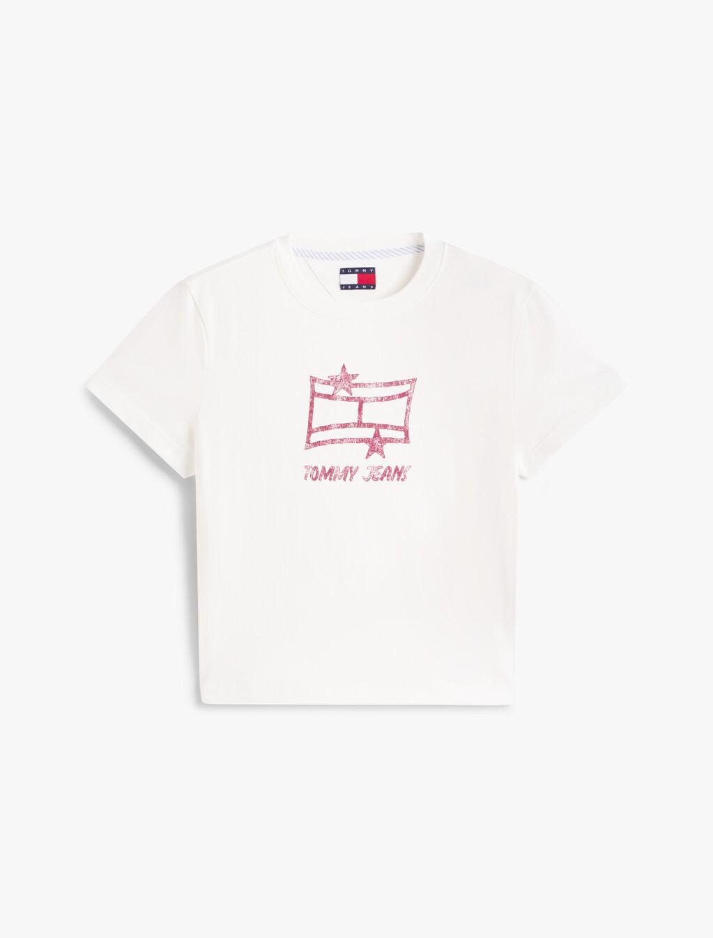 Tommy Star Graphic Print T-Shirt, Ecru, hi-res