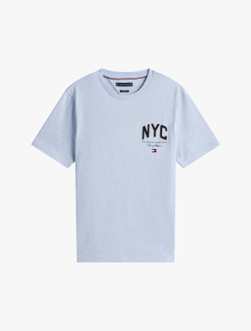 Hilfiger NYC T 恤, Heathered Blue, hi-res