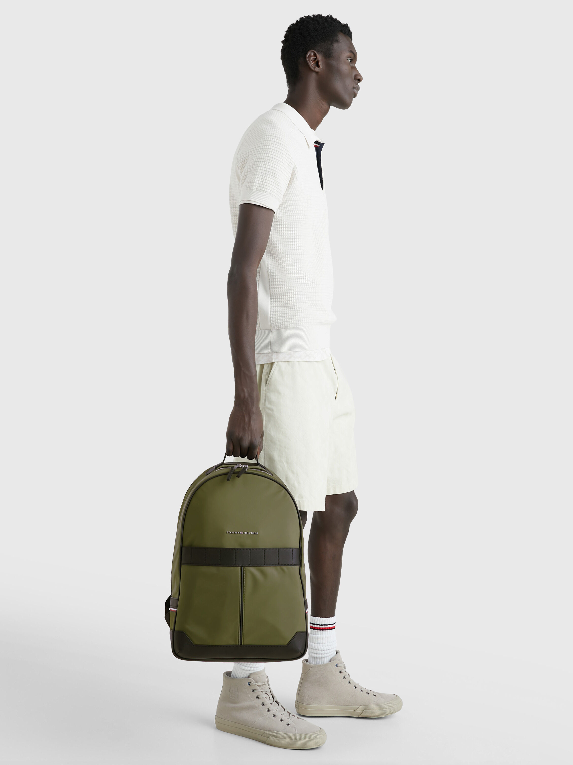 Tommy hilfiger metallic hot sale backpack