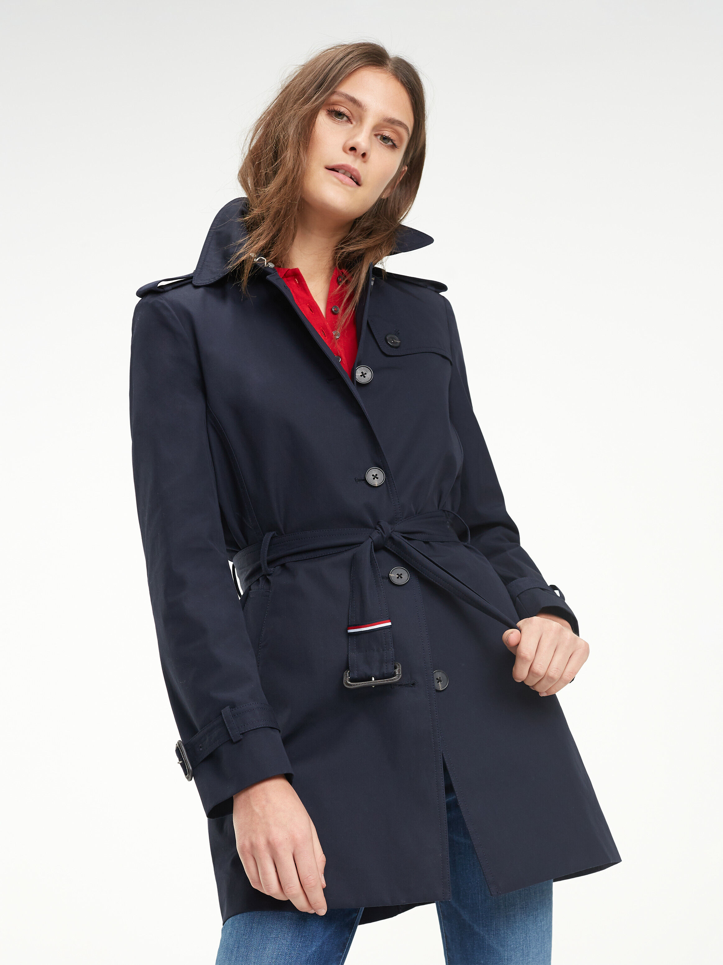 Tommy hilfiger heritage single breasted trench coat outlet