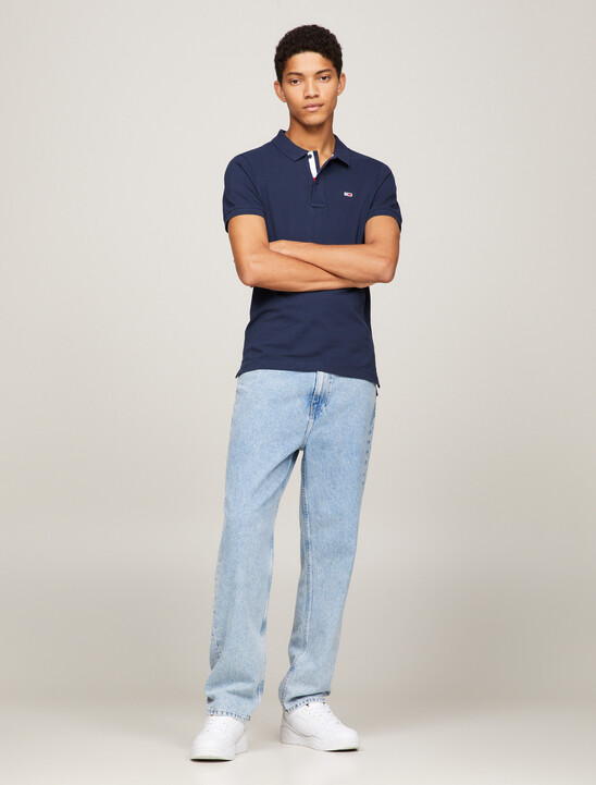 Tommy Jeans Flag Slim Polo