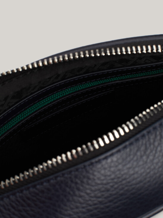 Corporate Woven Detail Leather Camera Bag