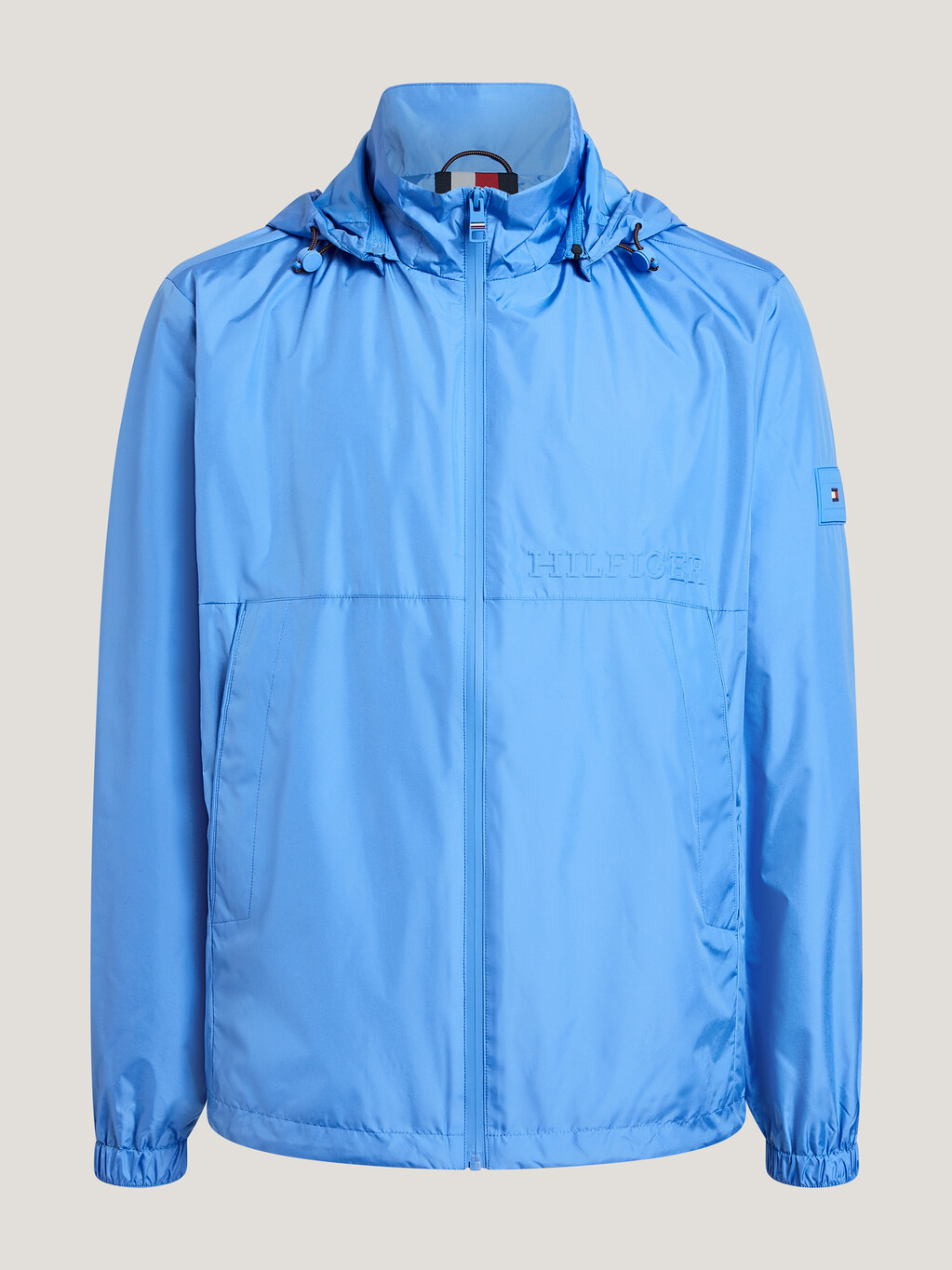 Hooded Windbreaker Jacket, Blue Spell, hi-res