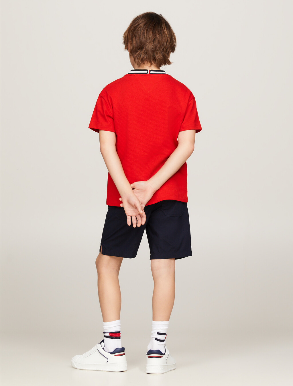 Hilfiger Monotype T 恤, Fierce Red, hi-res