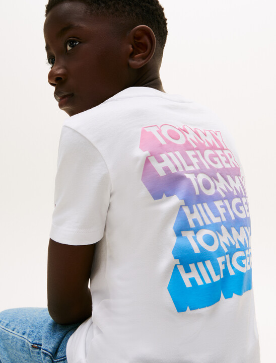 Graffiti Logo Print T-Shirt