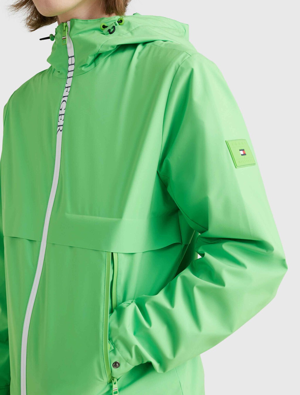 TH Protect 連帽拉鏈外套, Spring Lime, hi-res