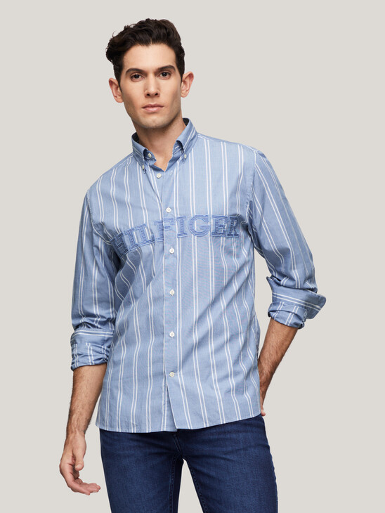 Fil-à-fil Double Stripe Shirt