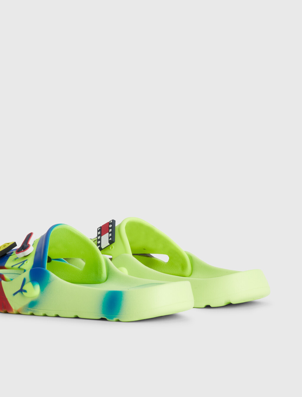 Tommy X Aries Pool Slides, Safety Yellow, hi-res