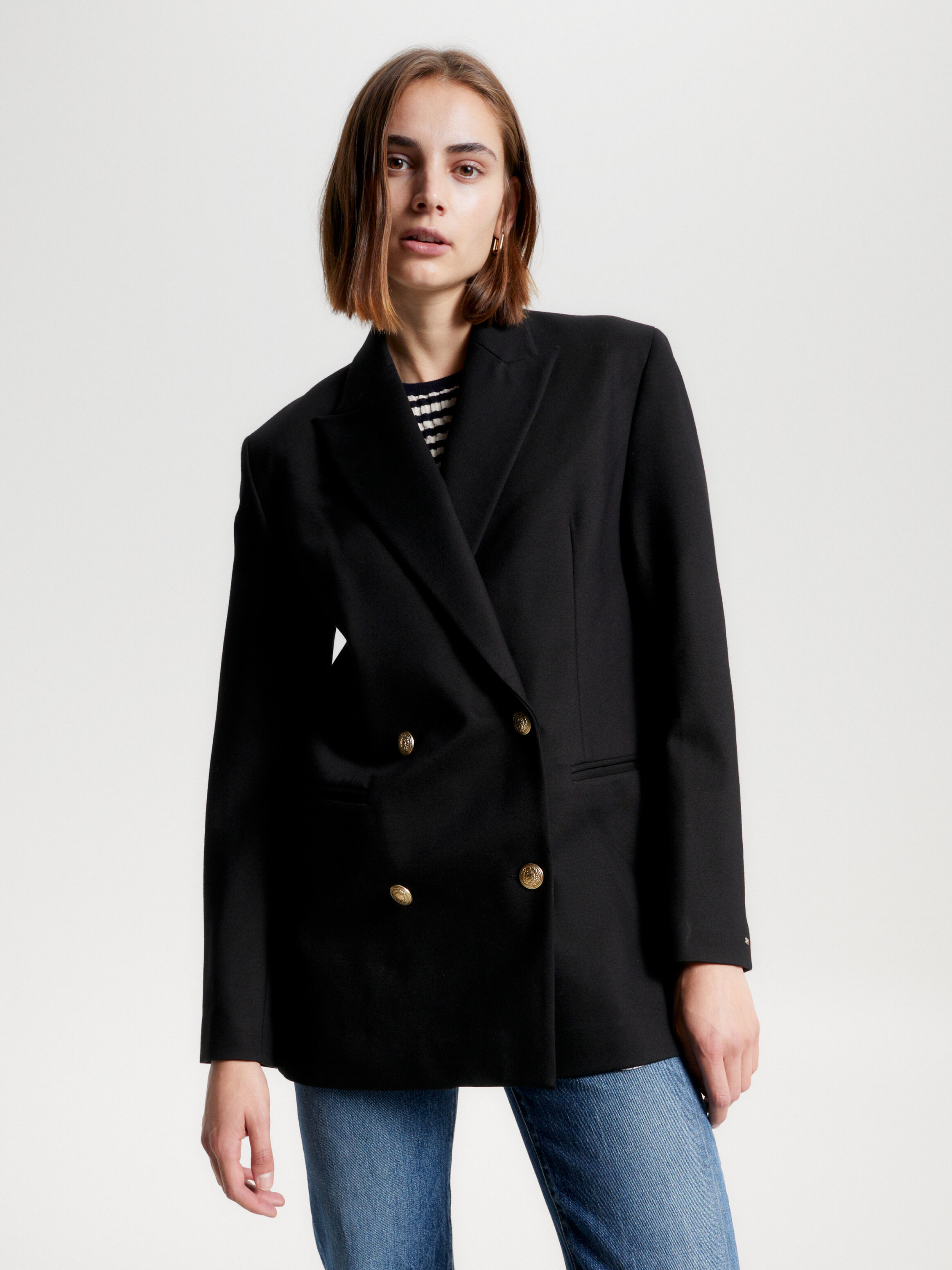 Tommy hilfiger clearance black blazer