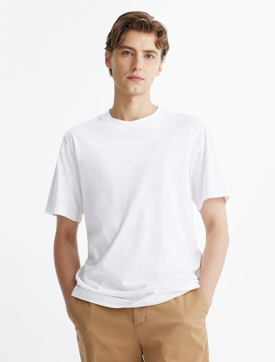 Hilfiger 壓花標誌 T 恤