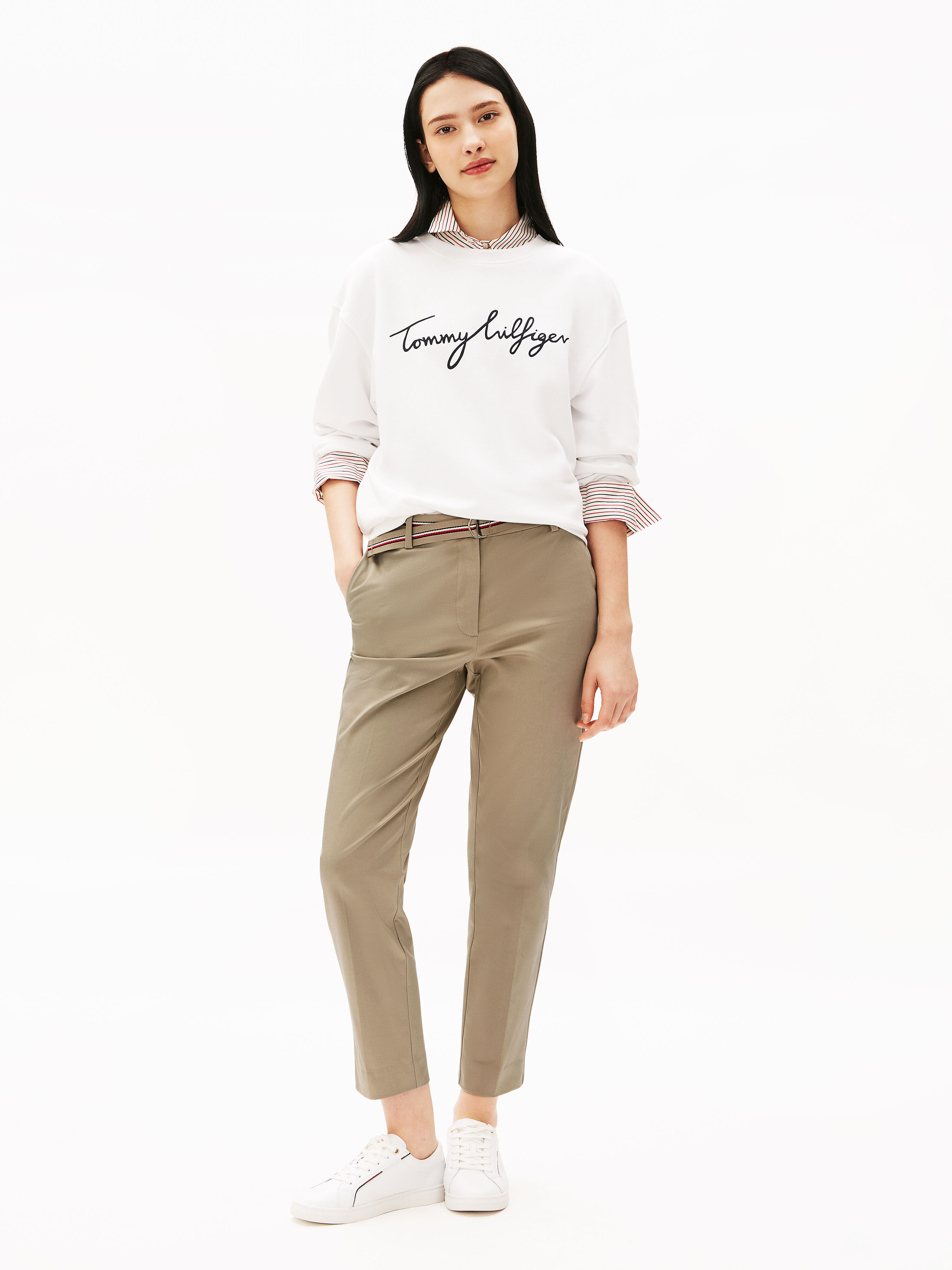 London Slim Ankle Pant | brown | Tommy Hilfiger Taiwan