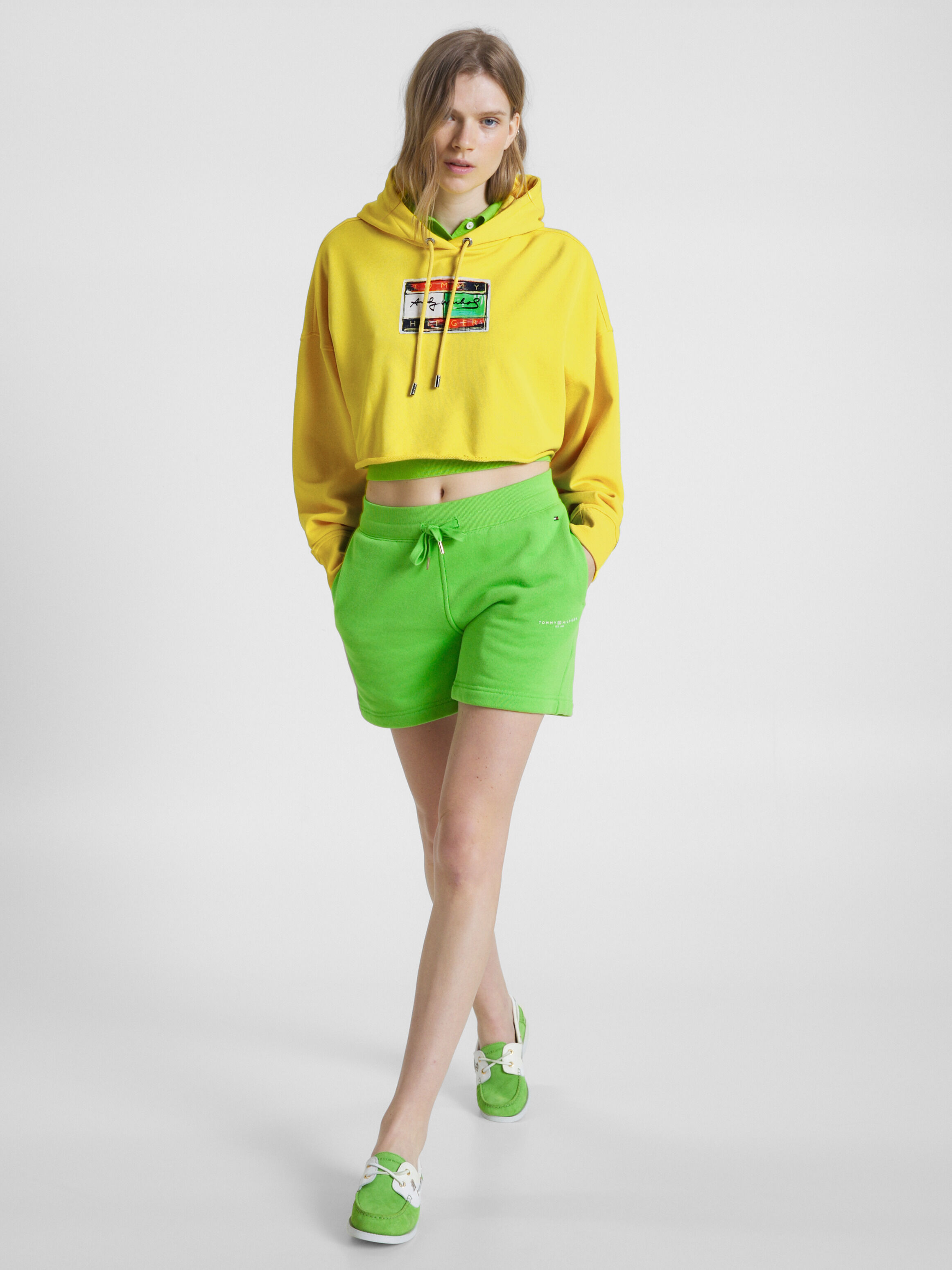 Tommy hilfiger outlet crop hoodie