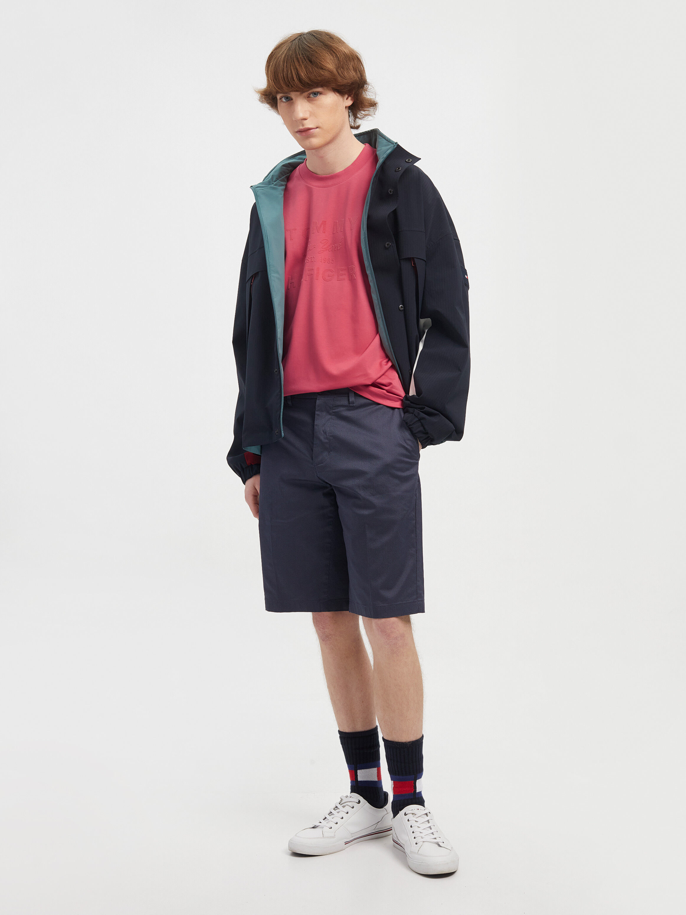 Reversible Tommy Flag Jacket blue Tommy Hilfiger Taiwan