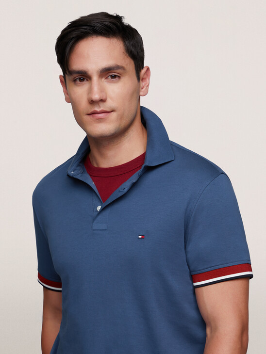 Interlock Sleeve Detail Polo