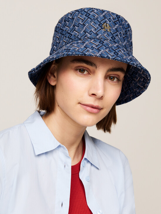 TH Monogram Jacquard Bucket Hat