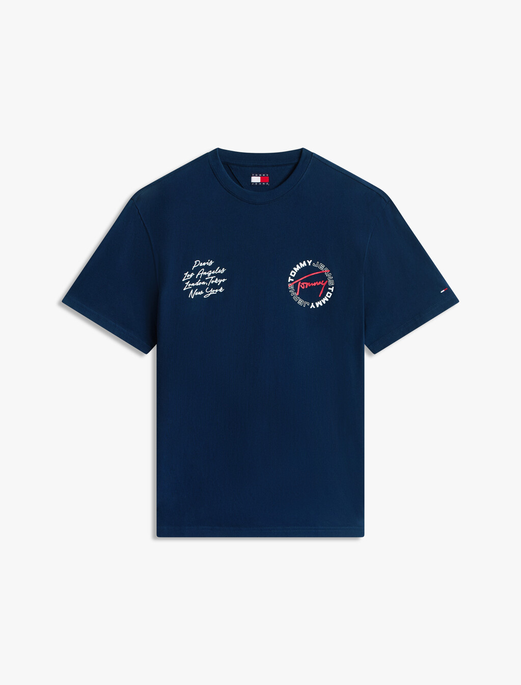 Circular Back Logo Relaxed T-Shirt, Dark Night Navy, hi-res