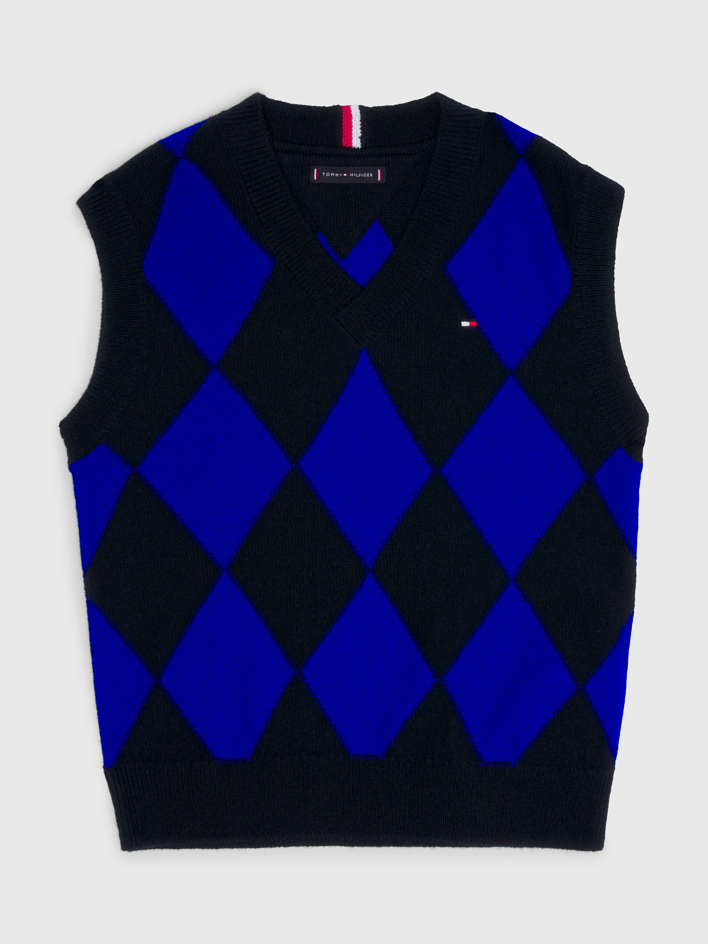 Boys Argyle Check Vest Tommy Hilfiger Taiwan