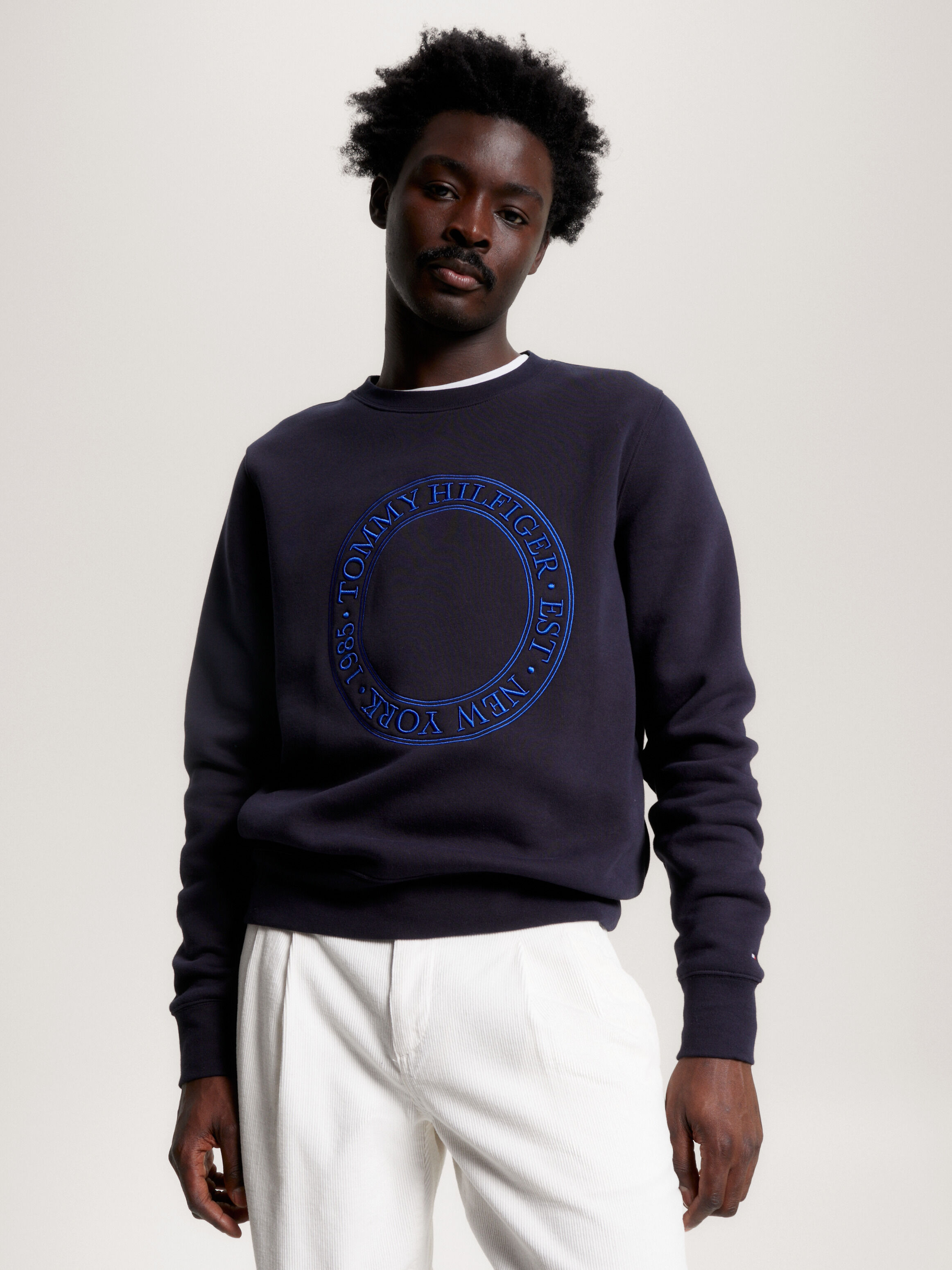 Tommy hilfiger crew neck sales sweatshirt