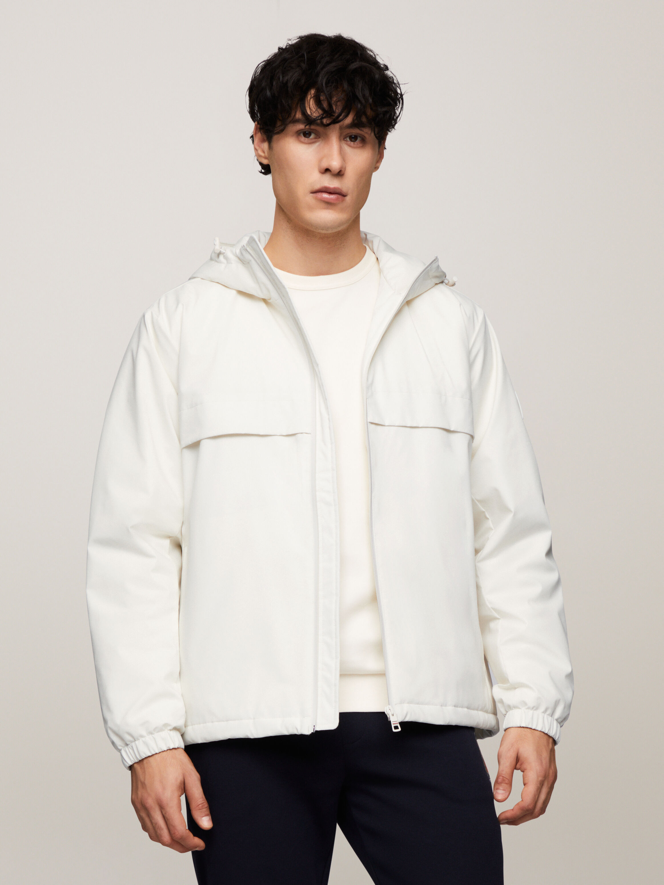 Tommy hilfiger tech hooded jacket outlet