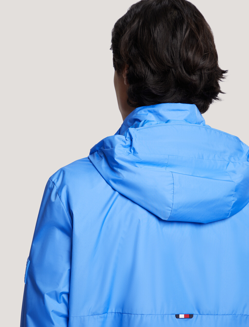 Hooded Windbreaker Jacket, Blue Spell, hi-res