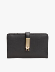 Heritage Monogram 長款錢包, Black, hi-res