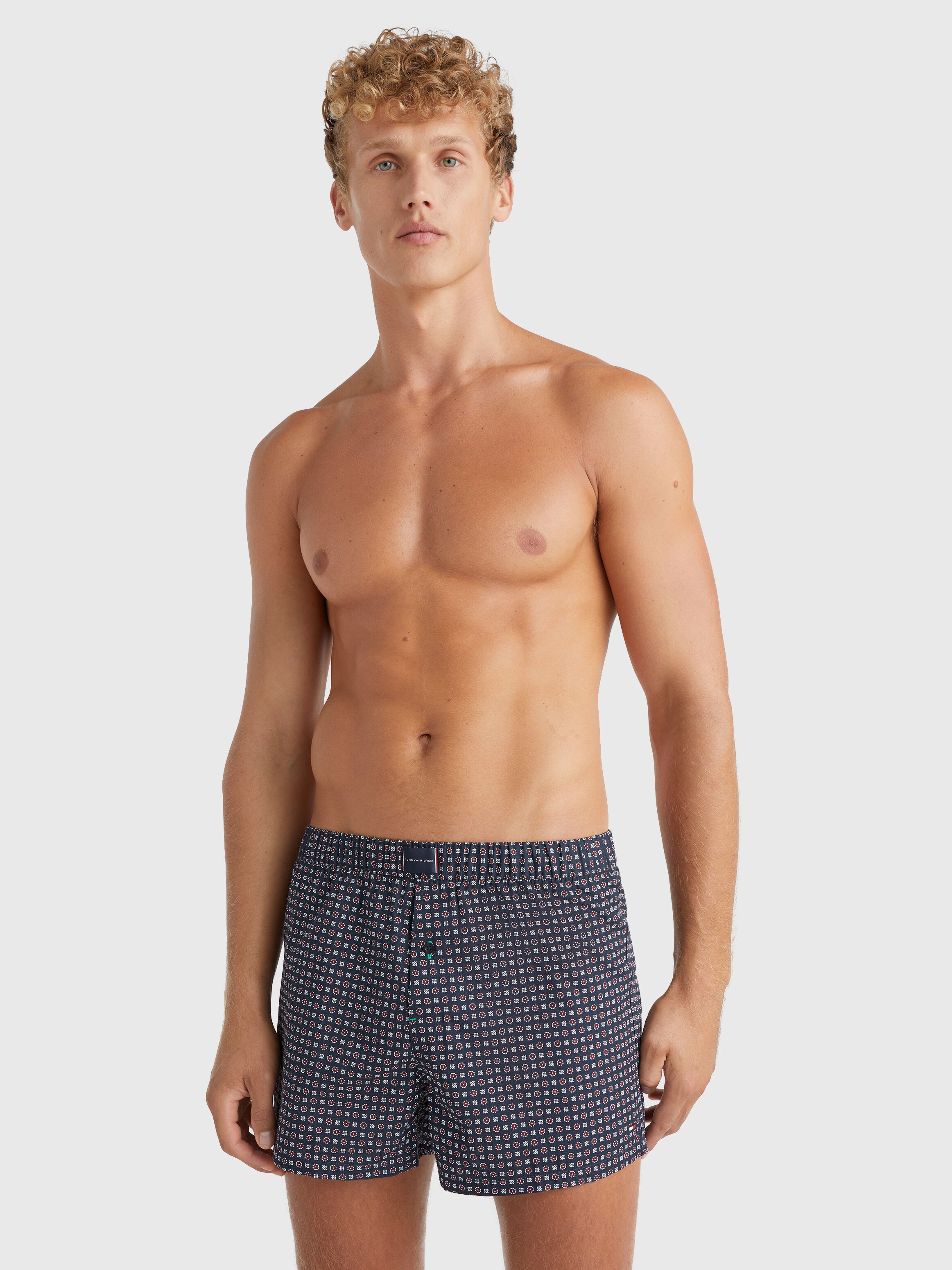 Woven cotton shop boxer shorts