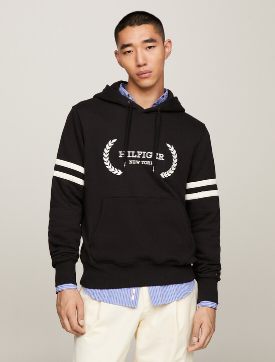 Hilfiger Monotype 拉絨抓絨連帽衫