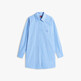 Ecru / Blue Stripe