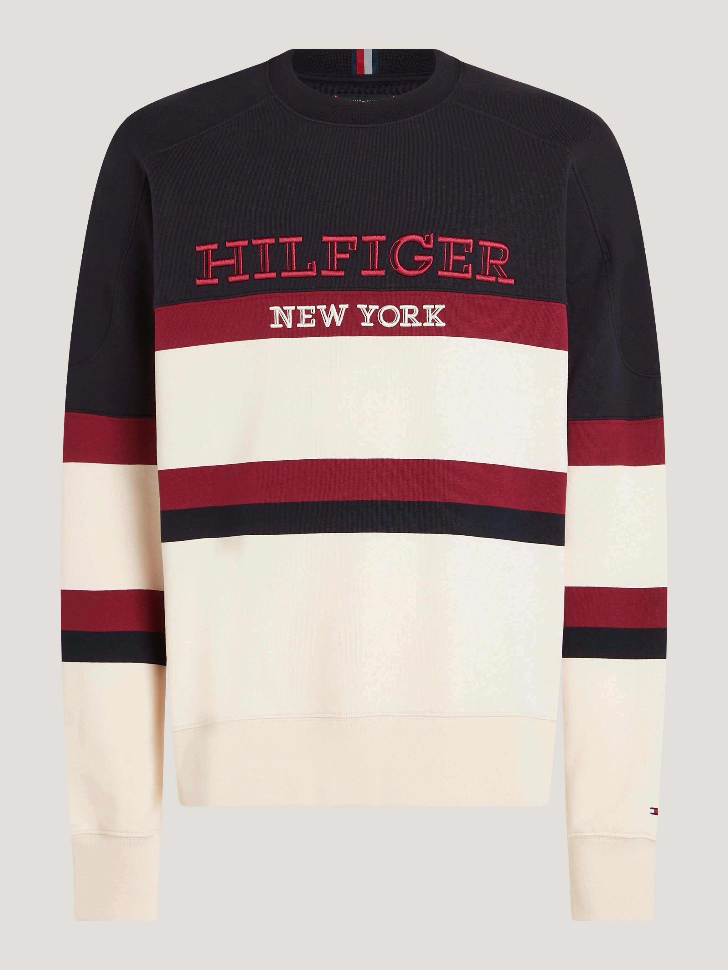 Hilfiger Monotype Colour Blocked Sweatshirt natural Tommy
