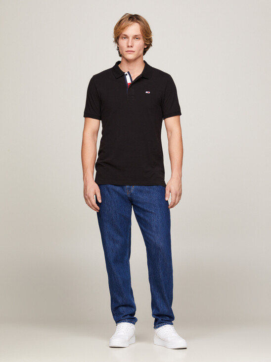 Tommy Jeans 旗幟修身 Polo 衫