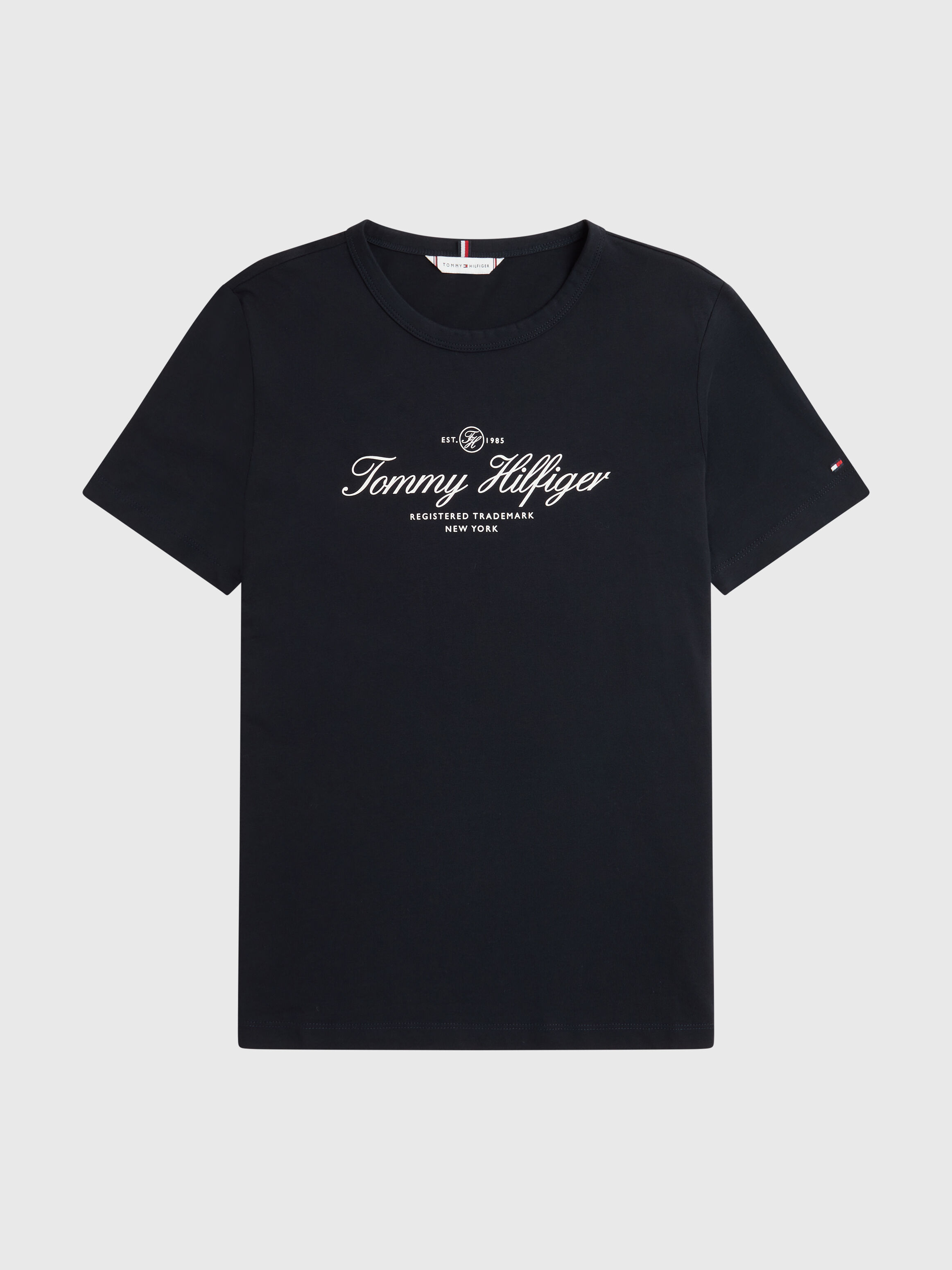 Tommy hilfiger flag script tee shop