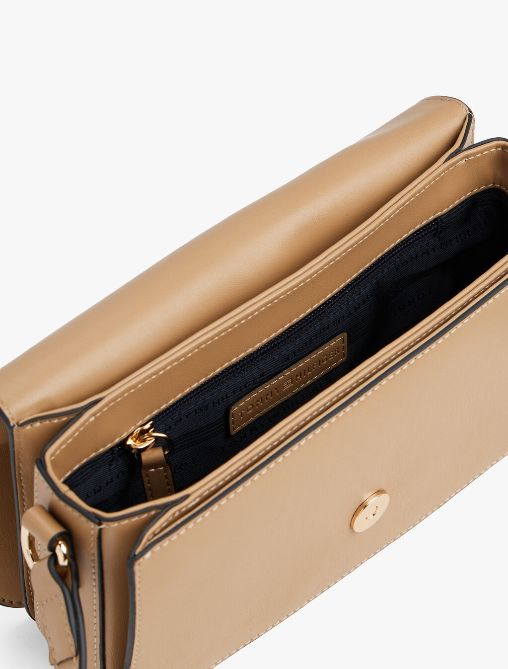 TH Monogram 翻蓋斜肩包, Safari Canvas, hi-res