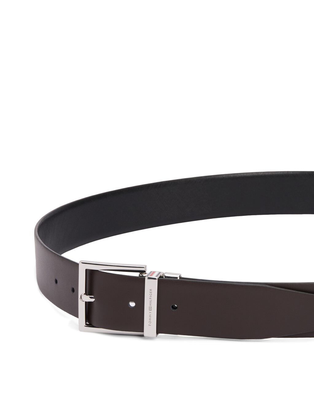 TH Business Reversible Leather Belt, Coffee Bean / Black, hi-res