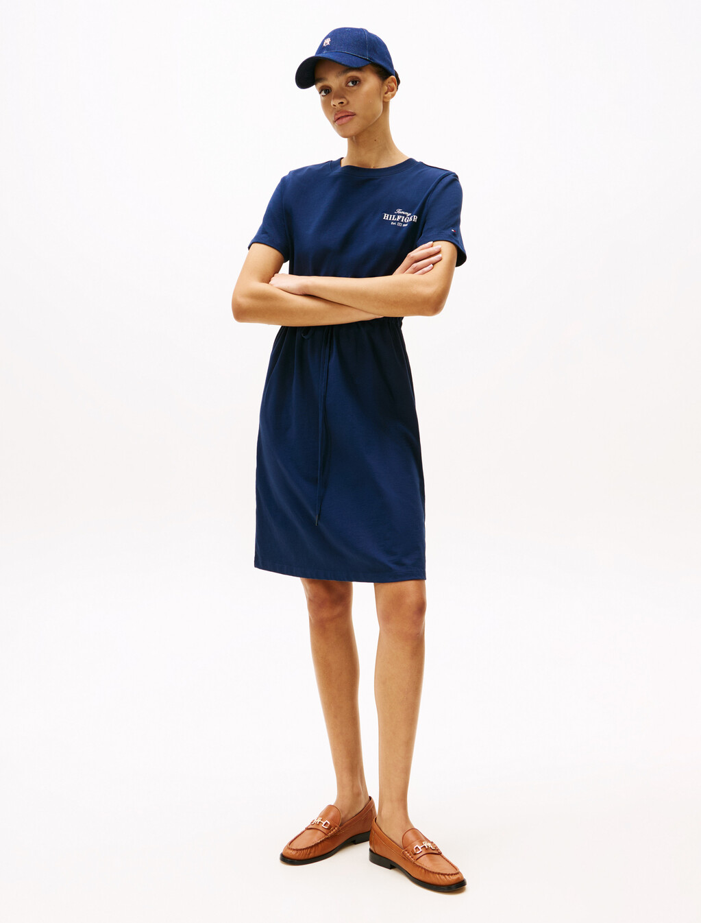 Hilfiger T 恤洋裝, Dark Night Navy, hi-res