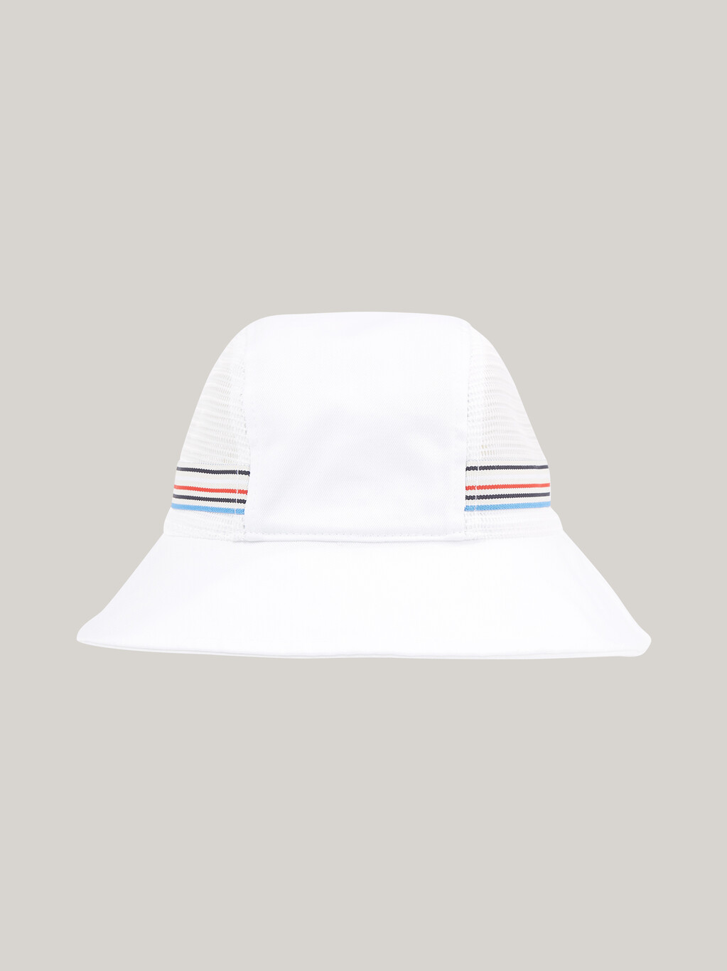 Kids' Mesh Panel Bucket Hat, White, hi-res