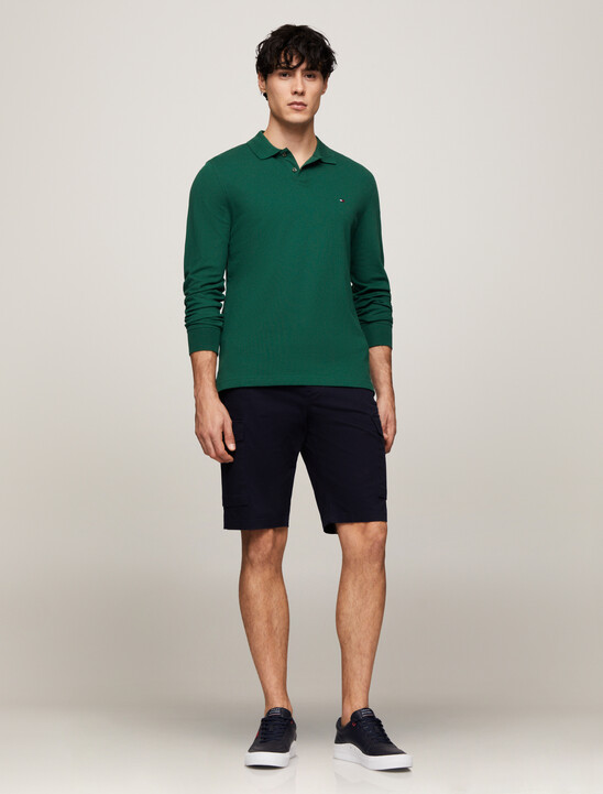 1985 Collection Regular Long Sleeve Polo, Ornamental Green 1985 Collection Regular Long Sleeve Polo