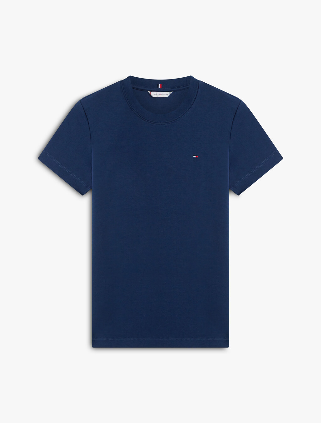 亞洲版型雙面針織圓領 T 恤, Dark Night Navy, hi-res