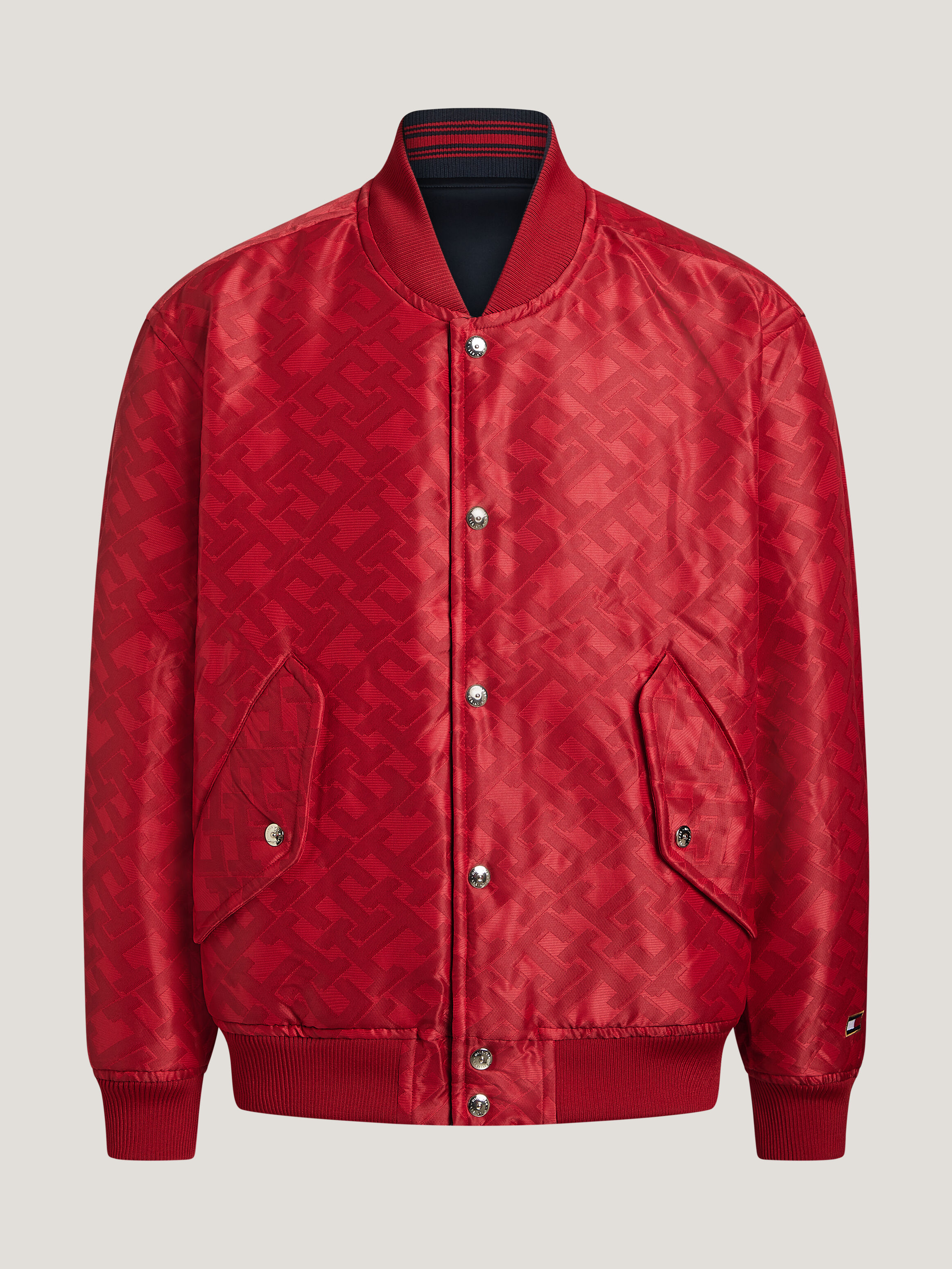 Tommy hilfiger reversible leather jacket online