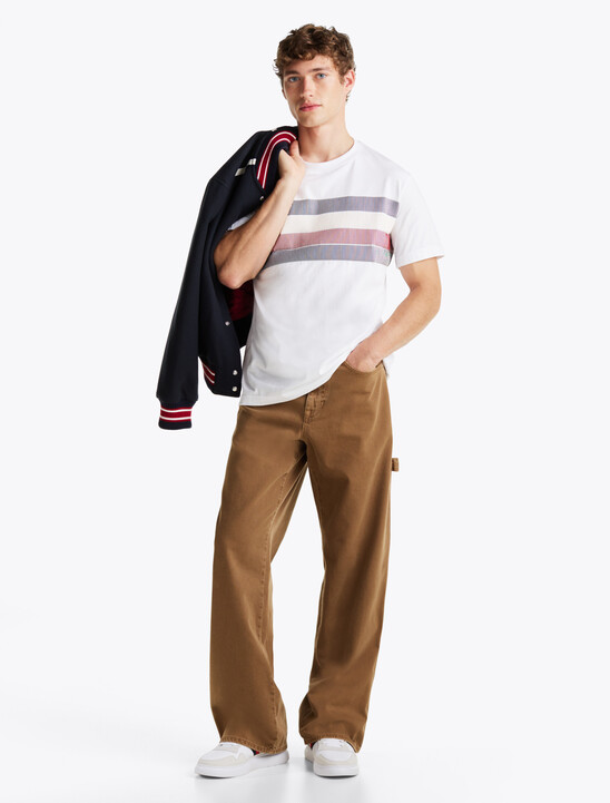 Shadow Flag Relaxed T-Shirt, White Shadow Flag Relaxed T-Shirt