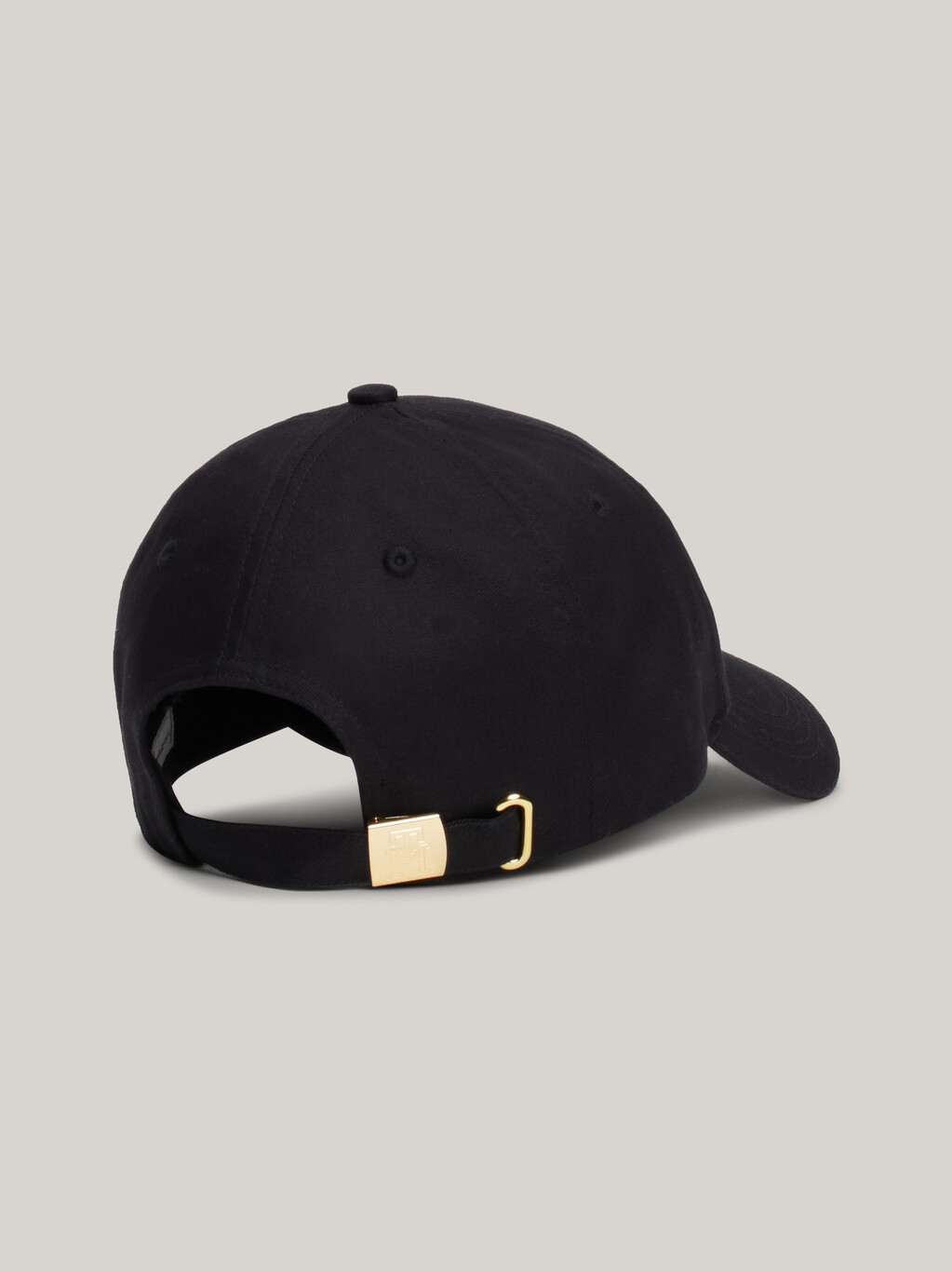 TH Monogram Plaque Baseball Cap, Black, hi-res