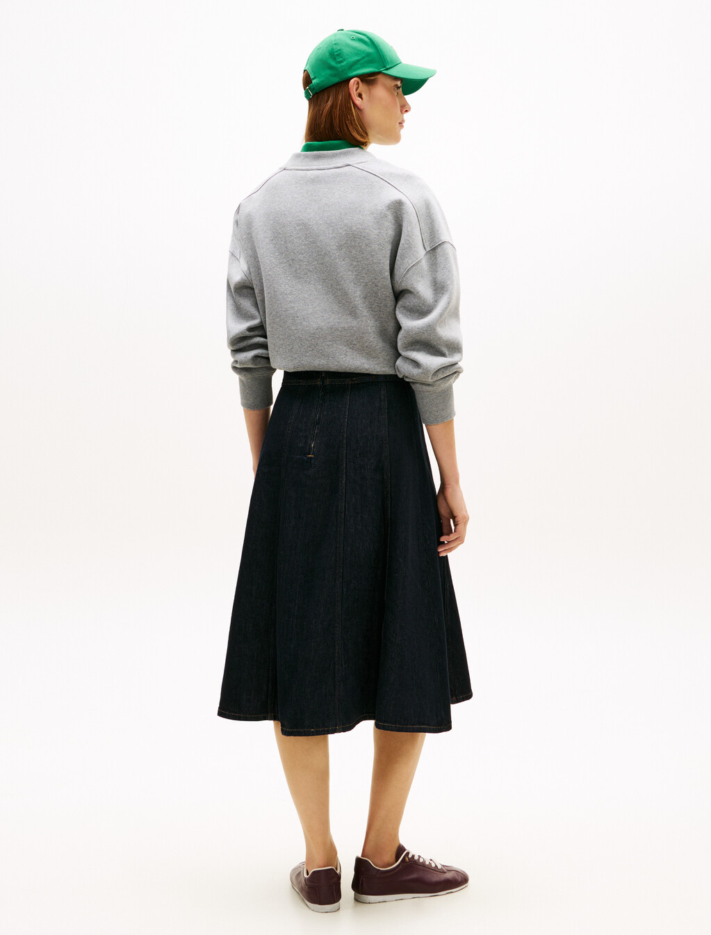 亞洲版型喇叭中長裙裝, Pure, hi-res