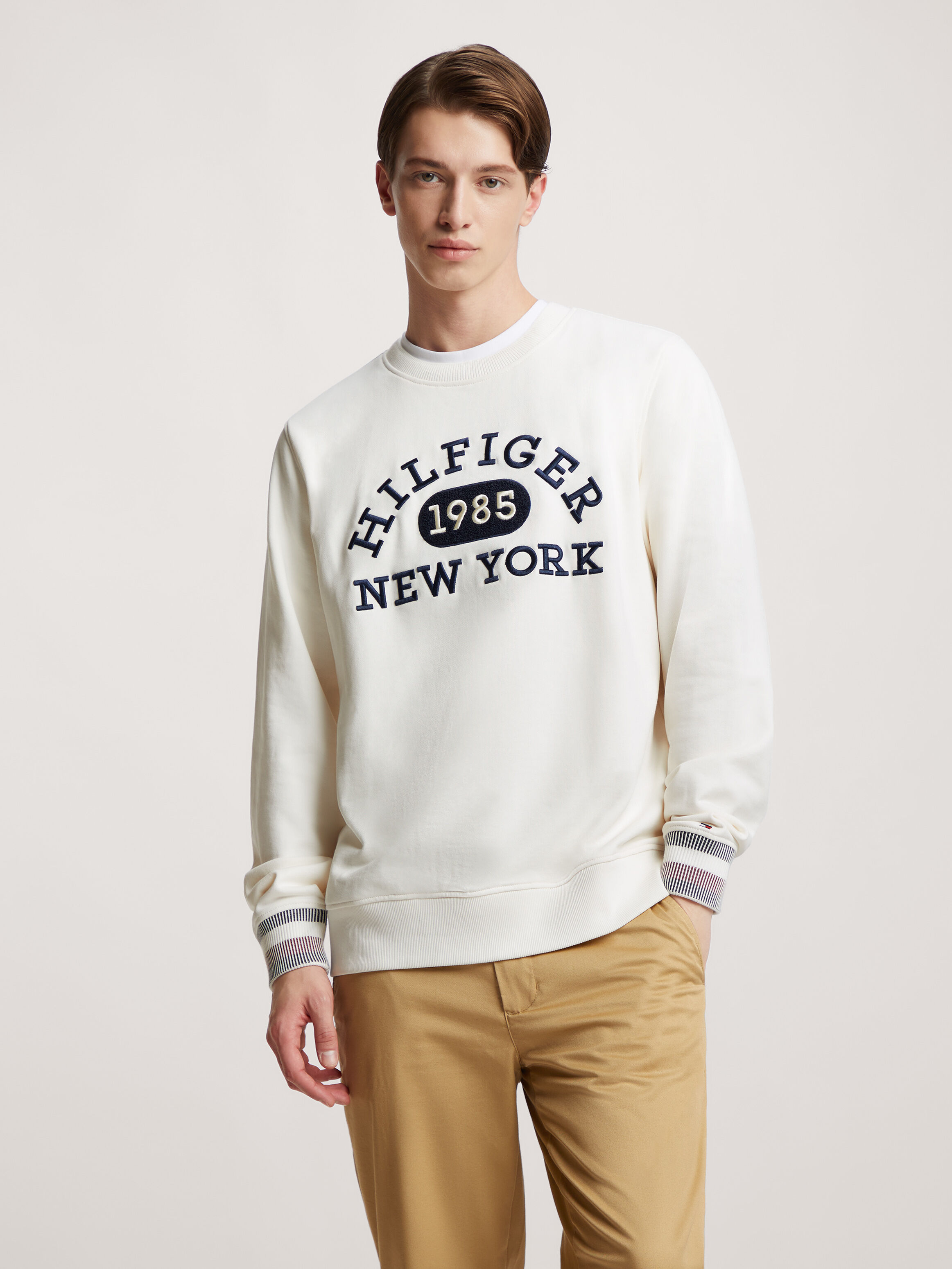 Tommy hilfiger collegiate crew deals